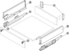Matrix Box S, комплект ящика, 35 кг, серый, 120x450 мм, soft-close